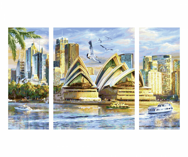 Sydney - Schipper Drieluik 50 x 80 cm