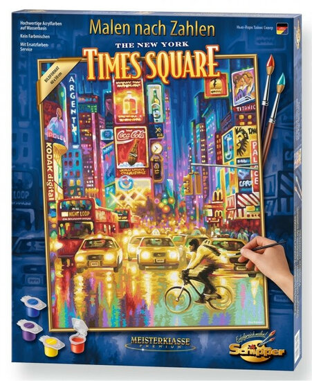 New York City - Times Square bij nacht - Schipper 40 x 50 cm