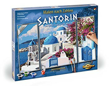 Santorini - Schipper Drieluik 50 x 80 cm