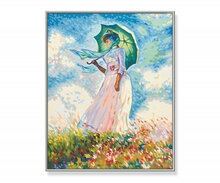 &ldquo;Vrouw met parasol&rdquo; naar Claude Monet (1840-1926) - Schipper 40 x 50 cm